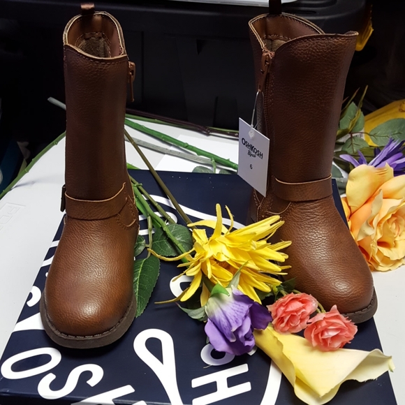 OshKosh B'gosh Shoes Toddler Girls Oshkosh Brown Dress Boots Poshmark
